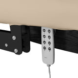 Sillon Relax Electric SPA Lounger – Beige, Black Base · Remote control