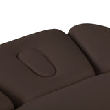 Sillon Relax · dark brown / light brown · headrest and face opening