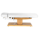 Sillon Relax · white / light brown · side view