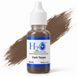 Li Pigments Micro Colors H2O Dark Taupe Practice Pigment 12ml — bottle with a liquid pigment colour swipe