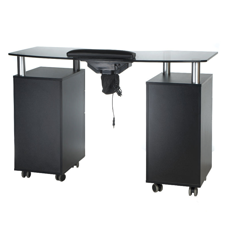 Manicure Table + HoodBD-3453+P BLACK - BVShop