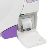 Medical Autoclave Class B 18L by Beauty System with printer, featuring digital display and stainless steel chamber for sterilization.