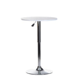 White bar table BX-9001 by Beauty System with sleek, modern design, featuring a smooth tabletop and sturdy base.