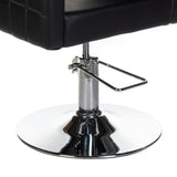 Ergonomic Hairdressing Chair Ernesto Black BM-6302 - BVShop