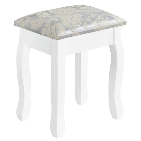 4-Toaletka biała EMMA 3 lustra 4 szuflady +taboret-4