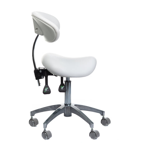 Medical stool with backrest BD-Y925 White - BVShop