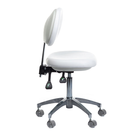 Medical Stool with Backrest BD-Y941 White - BVShop