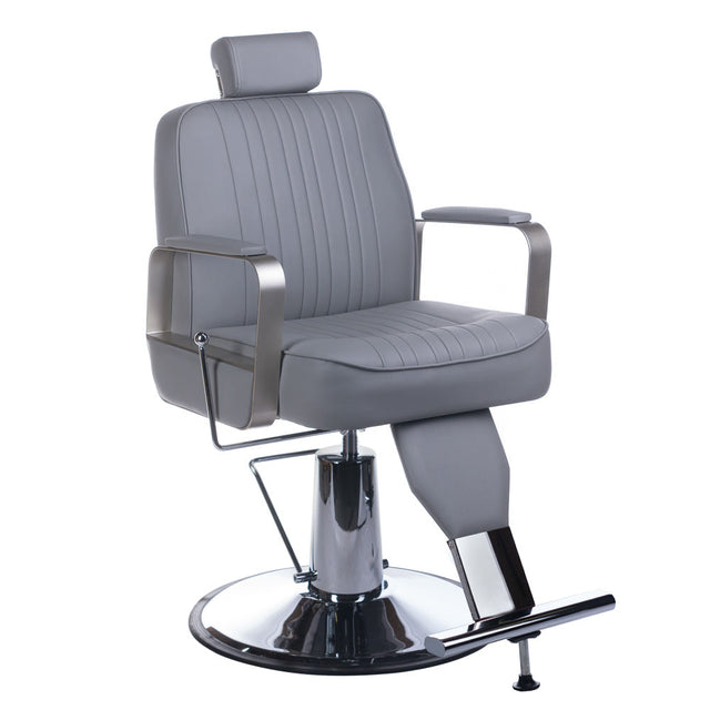 Barber Chair HOMER BH-31237 Light Gray - BVShop
