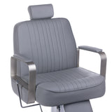 Barber Chair HOMER BH-31237 Light Gray - BVShop