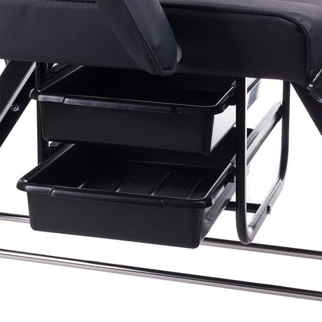 Cosmetic chair with tubs BW-263 black - BVShop