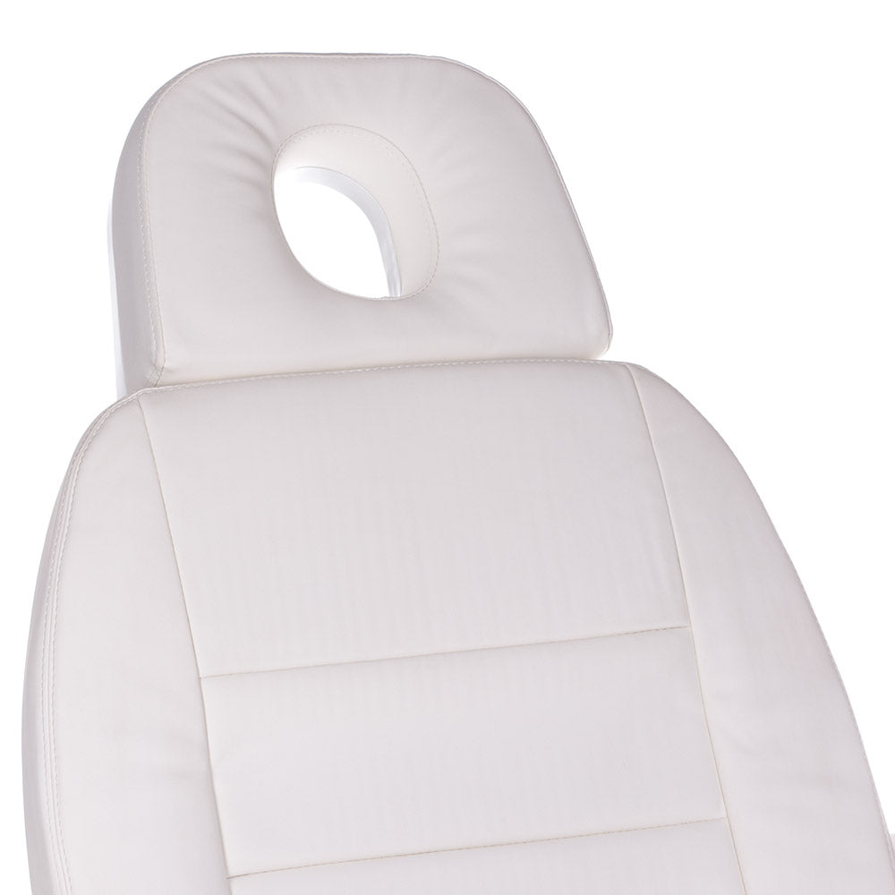Electric cosmetic chair Bologna BG-228 white - BVShop
