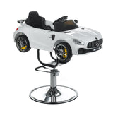 Children's Mercedes white hairdressing chair - BVShop