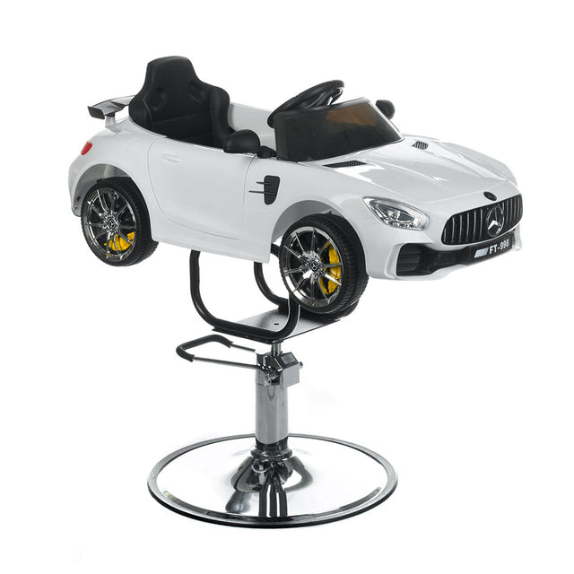 Children's Mercedes white hairdressing chair - BVShop