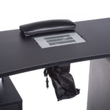 Manicure Table + dust extractor BD-3425+P BLACK - BVShop