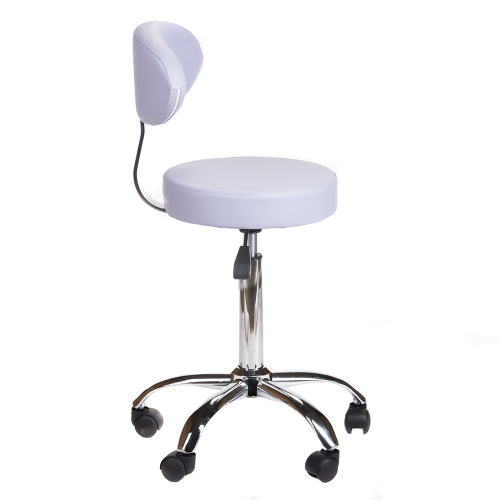 Cosmetic Stool with backrest BD-9934 lavender - BVShop