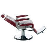 Barber chair ODYS BH-31825M Burgundy - BVShop