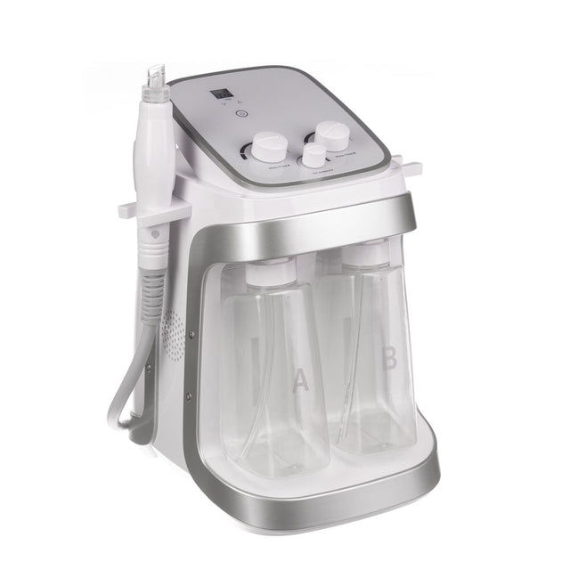 AquaPeel Cleaning BR-20201 device by Beauty System, featuring a sleek design, used for facial skin cleansing and exfoliation.