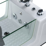 5-Fotel do pedicure z masażem BR-2310 Szary-5