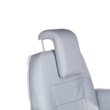 Electric cosmetic chair Bologna BG-228 gray by Beauty System, featuring padded upholstery and adjustable headrest for beauty treatments.