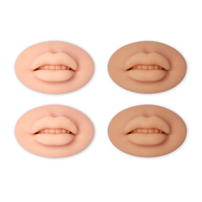Swiss Color 3D Practice Lip Soft Silicone Light/Dark Set 4pcs - BVShop