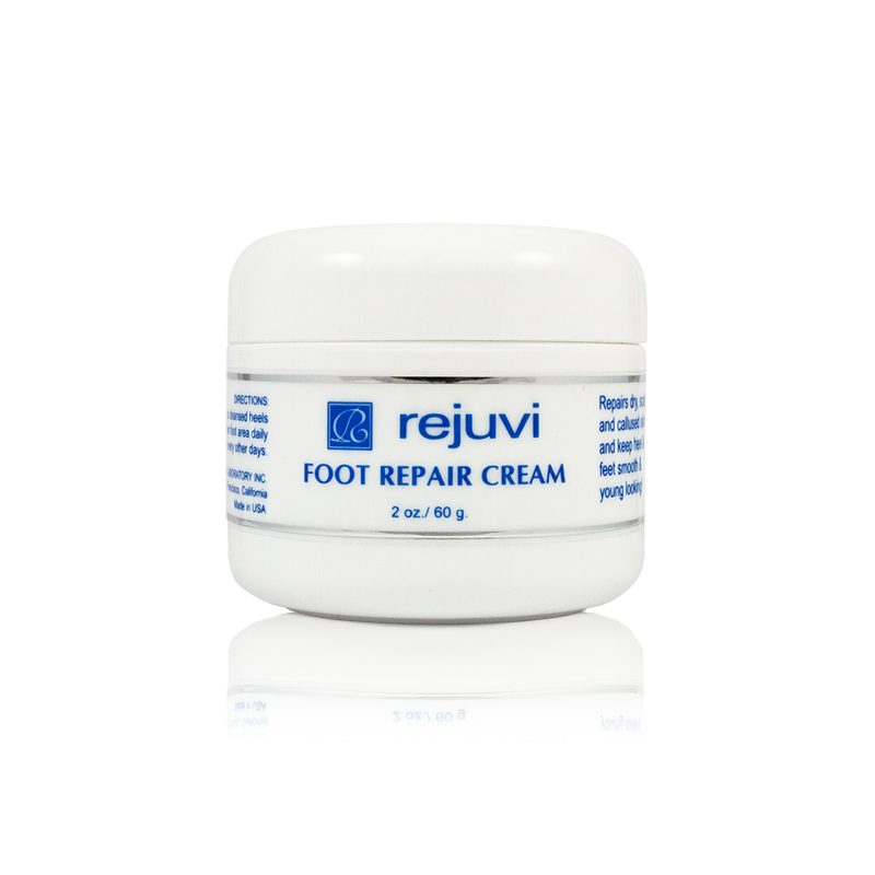 Rejuvi Foot Repair Cream 60g jar for cracked heels and rough, callused skin