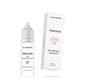AS Company thinner for mineral PMU pigments 15ml for professional mixing