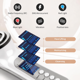 CARER BEAUTY 5 in 1 RF and EMS facial massager device