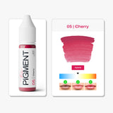 Details of The Pigment 05 Cherry neutral nude-pink hybrid PMU lip pigment