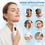Focenat EMS microcurrent face massager mode display