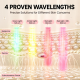 IMICHI 9D silicone LED face mask with built-in eye shields