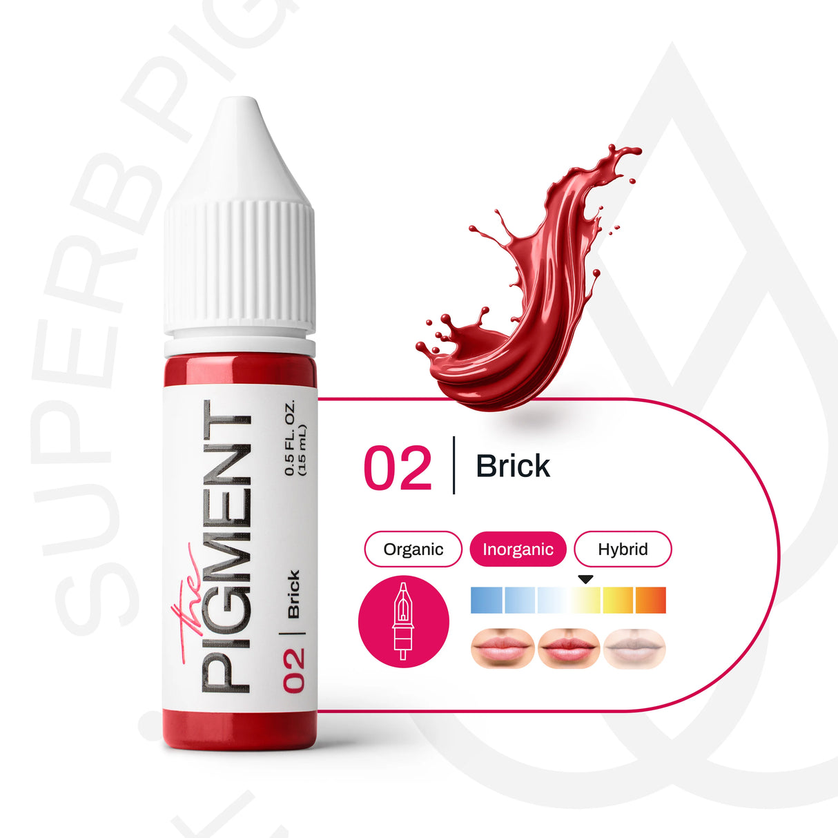 The Pigment 02 Brick Pigment (15ml) - BVShop