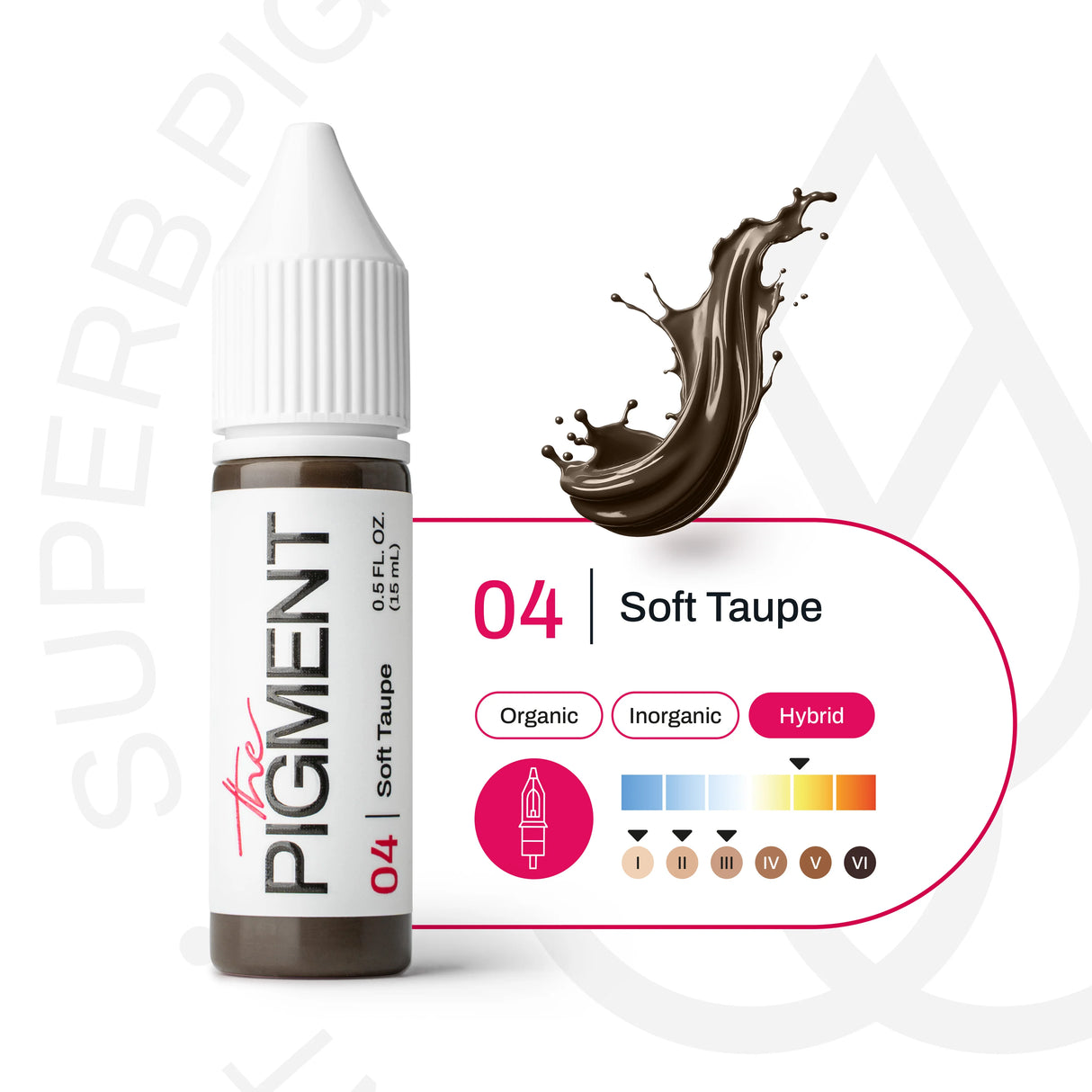 The Pigment 04 Soft Taupe Pigment (15ml) - BVShop