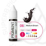 The Pigment 06 Medium Brown Pigment (15ml) - BVShop
