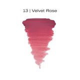 The Pigment 13 Velvet Rose lip pigment swatch for PMU artists