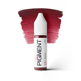 The Pigment 15 Maroon warm burgundy lip PMU pigment bottle