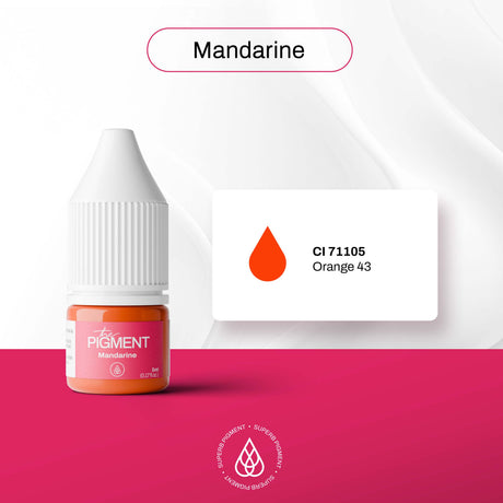 The Pigment Mandarine small bottle for PMU colour correction