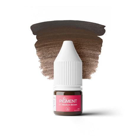 The Pigment 06 Medium Brown 5ml brow PMU pigment bottle for artists