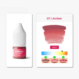 The Pigment 07 Amber small bottle pigment for soft lip PMU work
