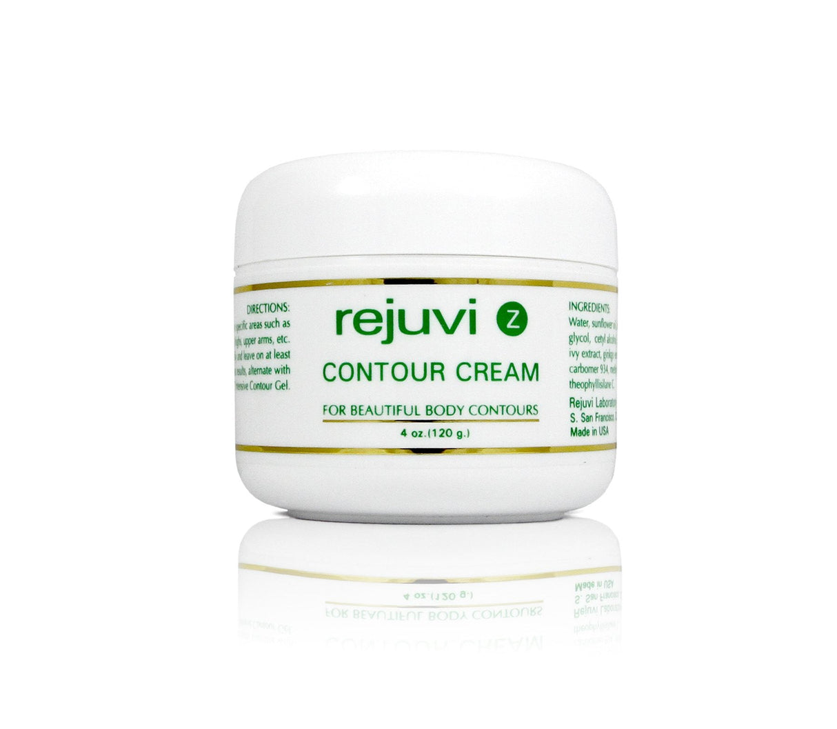 Rejuvi Z Contour Cream 120g professional body contouring and anti-cellulite treatment
