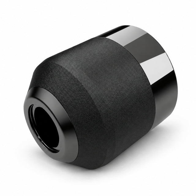 ACUS M1 Grip Disposable Tattoo Grip Black 33mm single grip on white background