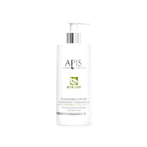 Apis acne-stop antibacterial cleansing milk. with green tea 500ml - BVShop