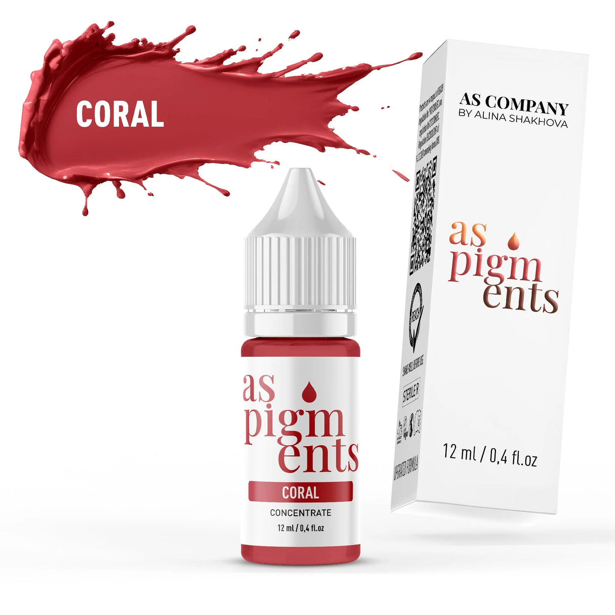 AS COMPANY Coral/Concentrate (AS Pigments) 6/12ml - BVShop
