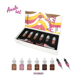 AS COMPANY Hybrid Areola Pigment Set 6 × 6ml