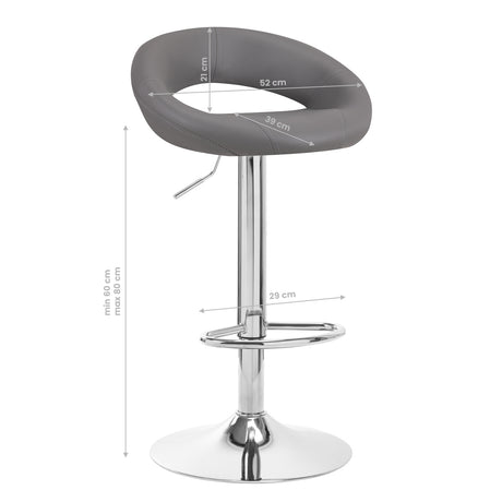 BAR STOOL QS-B10 GRAY - BVShop
