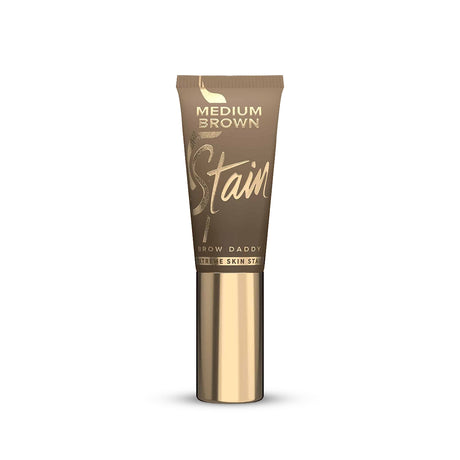 Brow Daddy StainMe Medium Brown ready-to-use professional brow skin stain tube