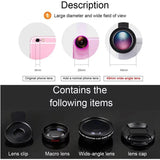 Mobile Phone Wide Angle And Macro Camera Lens - BVShop