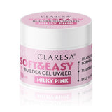 Claresa builder gel Soft & Easy gel milky pink 45g - BVShop