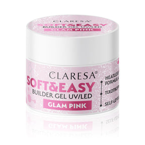 Claresa builder gel Soft&Easy glam pink 45g - BVShop