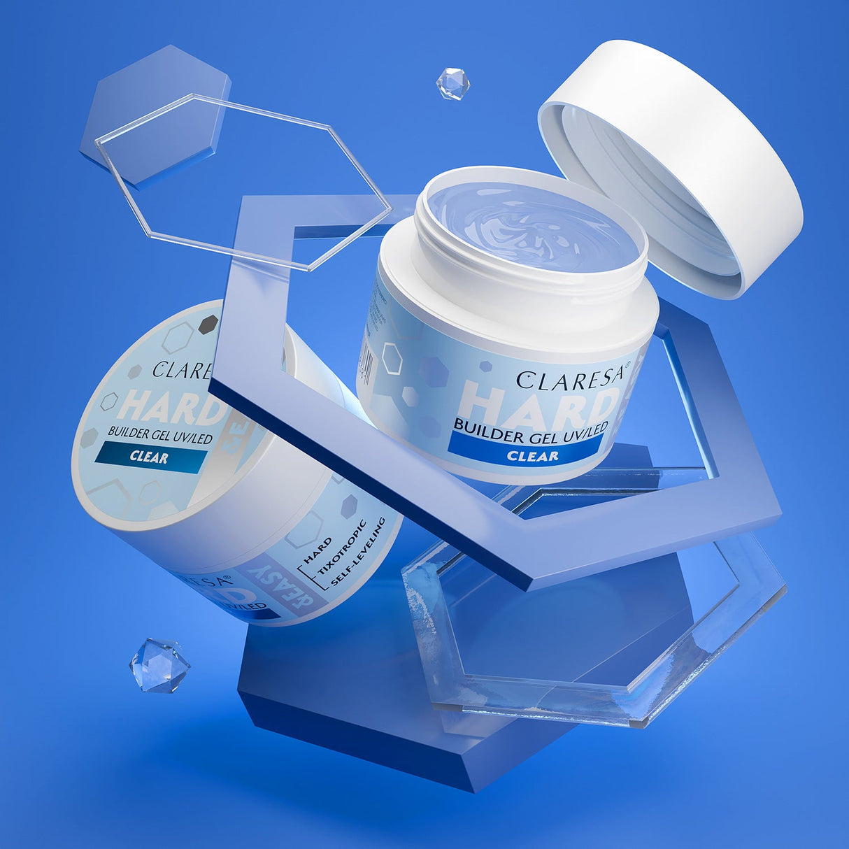 CLARESA HARD&EASY BUILDER GEL CLEAR 12g - BVShop