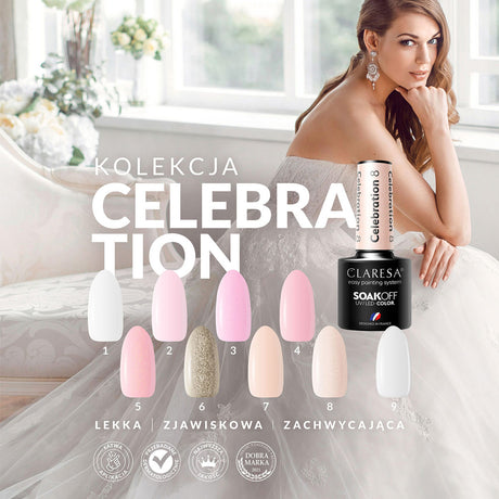 CLARESA Hybrid nail polish CELEBRATION 3 -5g - BVShop